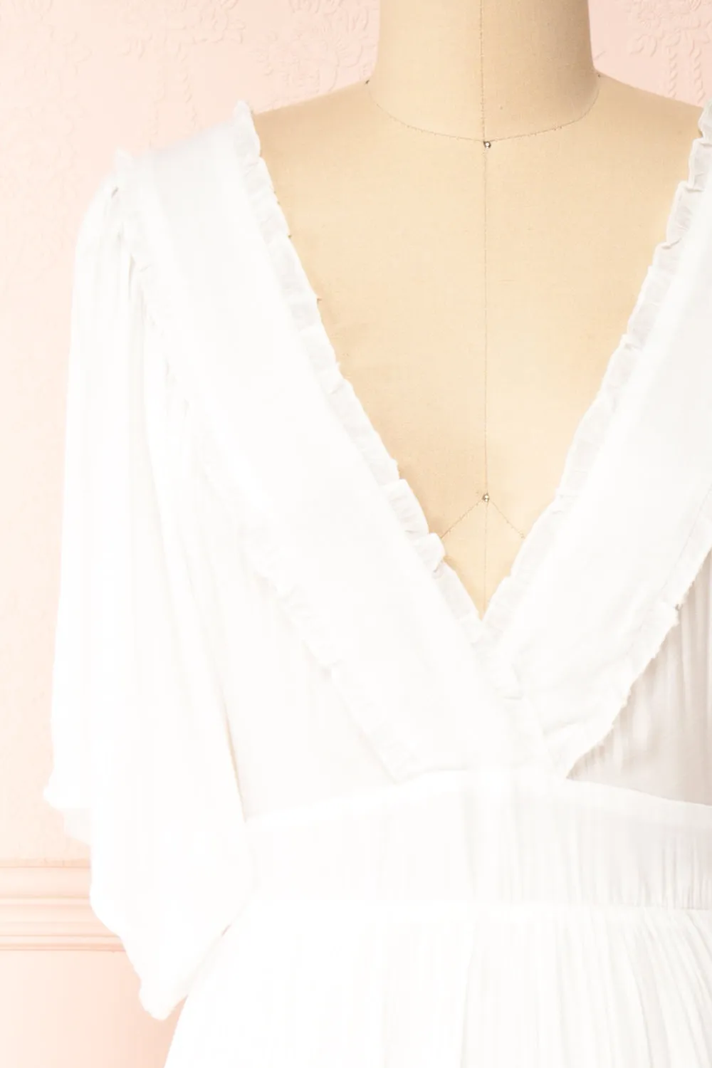Stardust | Short Sleeve Midi Dress w/ Laced Back