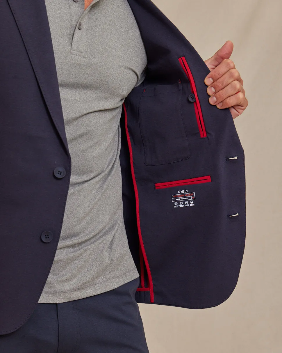 The Voyager - Performance Soft Jacket - Navy