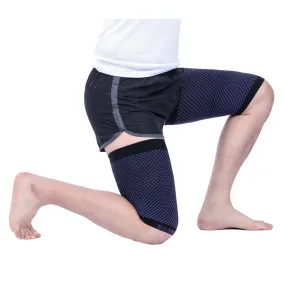 Thigh Compression Sleeves BLACK/BLUE by Doc Miller