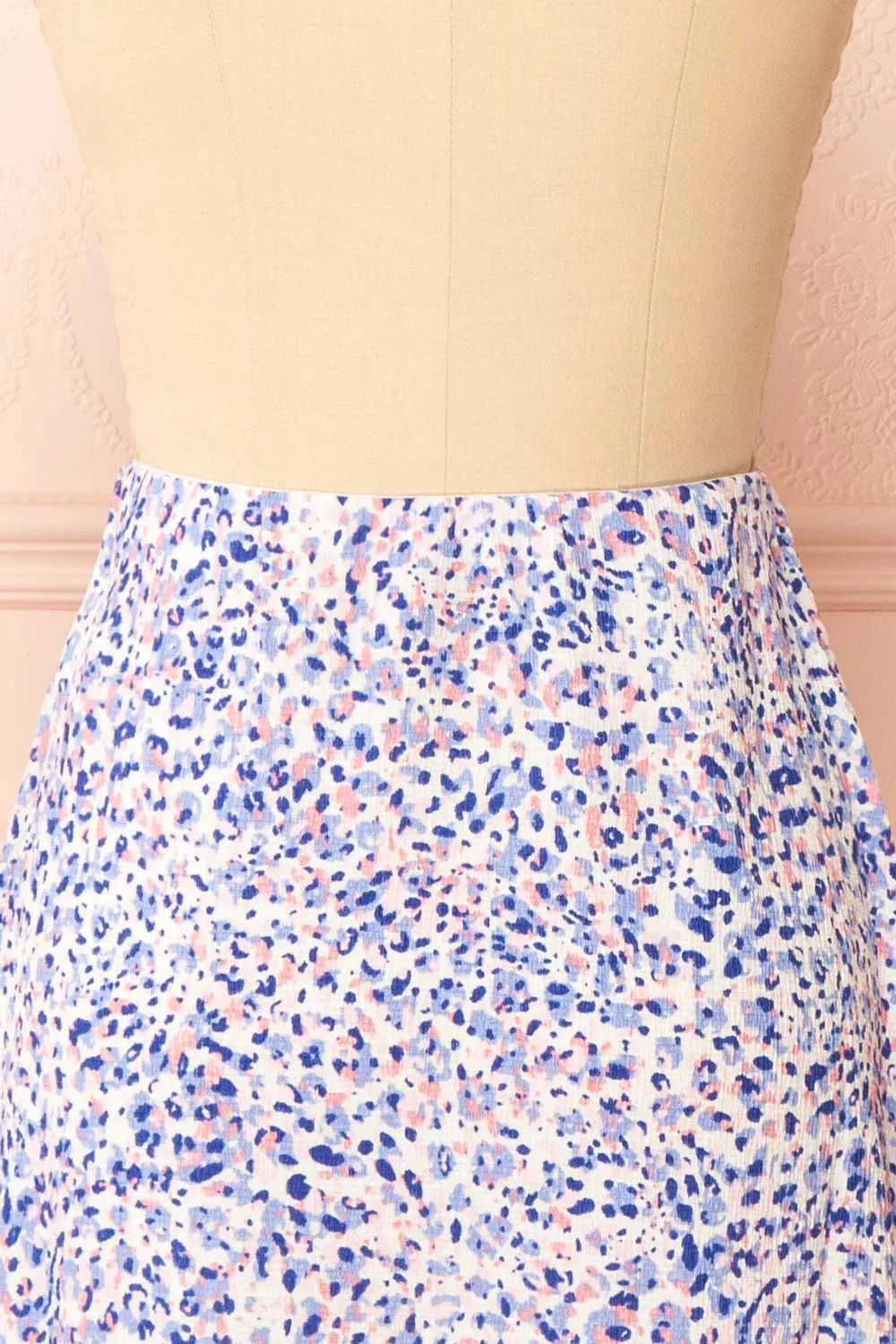 Timinelle | Colourful Leopard Print Midi Skirt