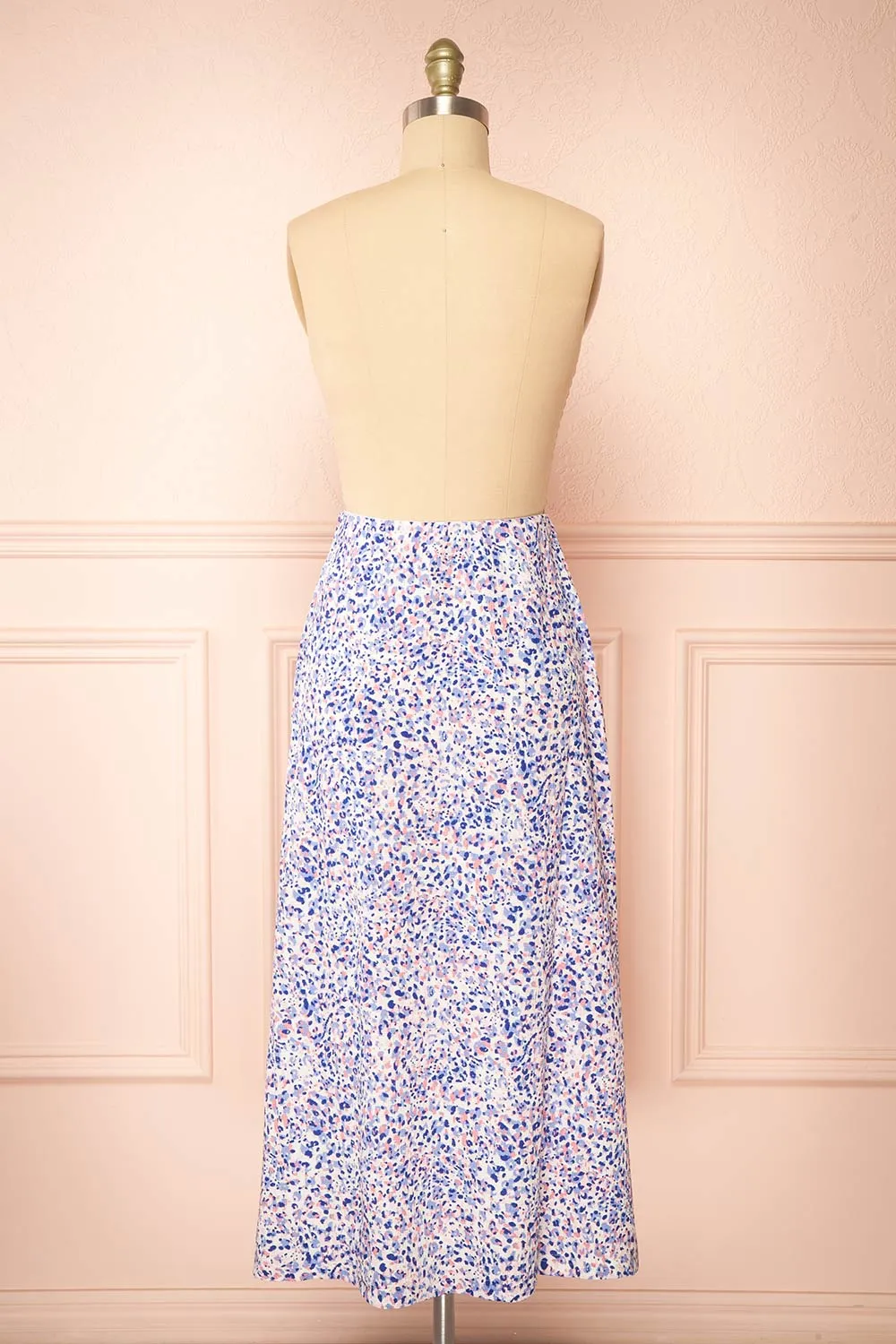 Timinelle | Colourful Leopard Print Midi Skirt