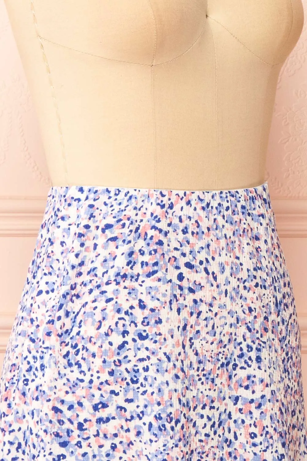 Timinelle | Colourful Leopard Print Midi Skirt