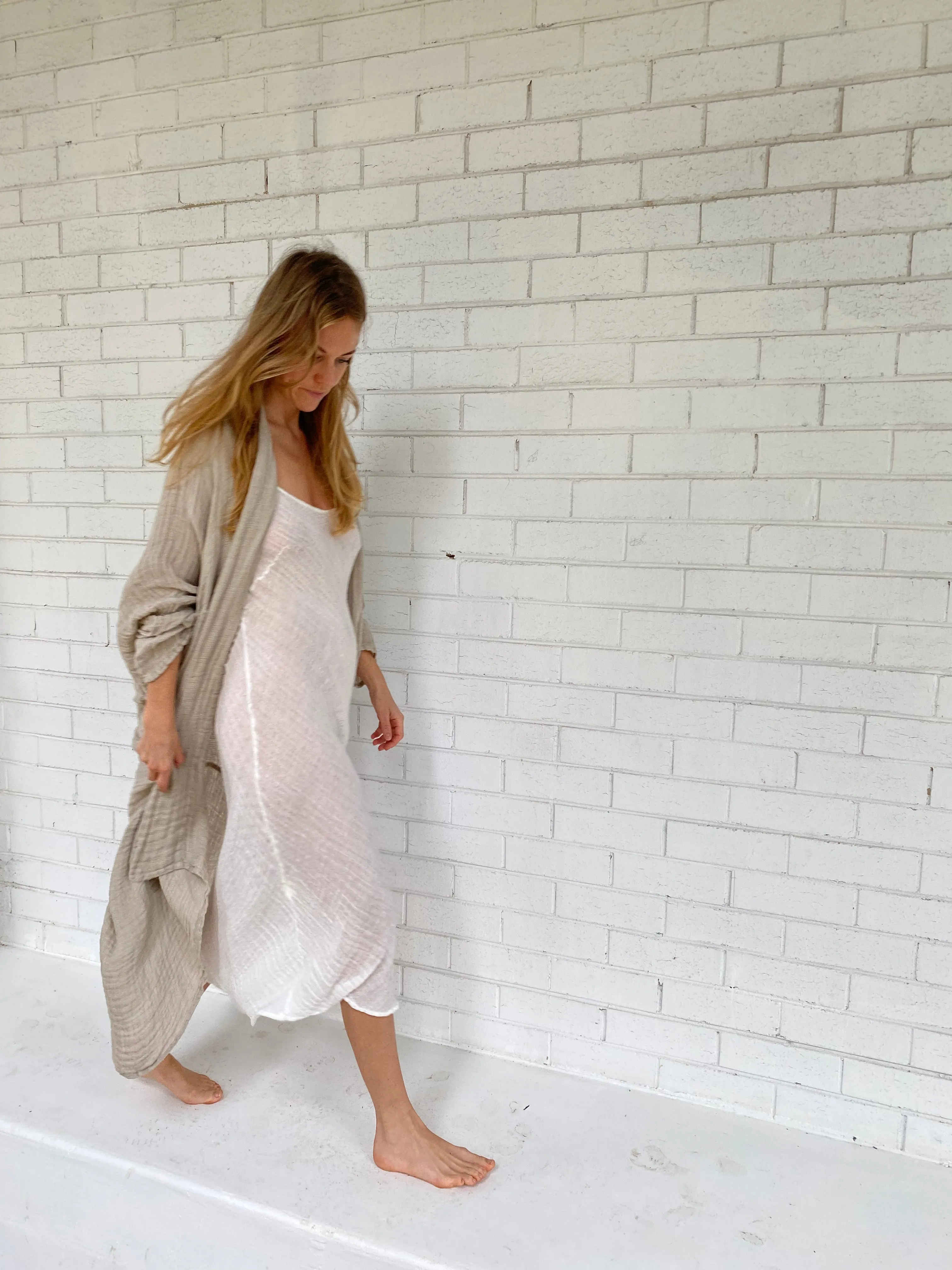 VESTITO SOTTOVESTE MIDI AFRODITE LATTE M/L