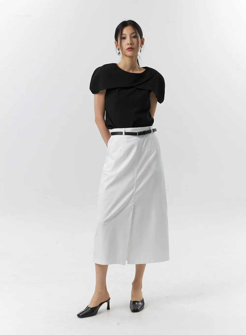 Wide Collar Blouse IL326