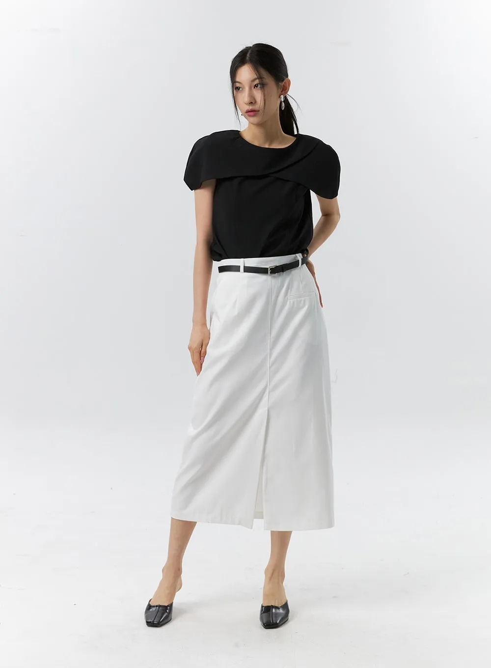 Wide Collar Blouse IL326