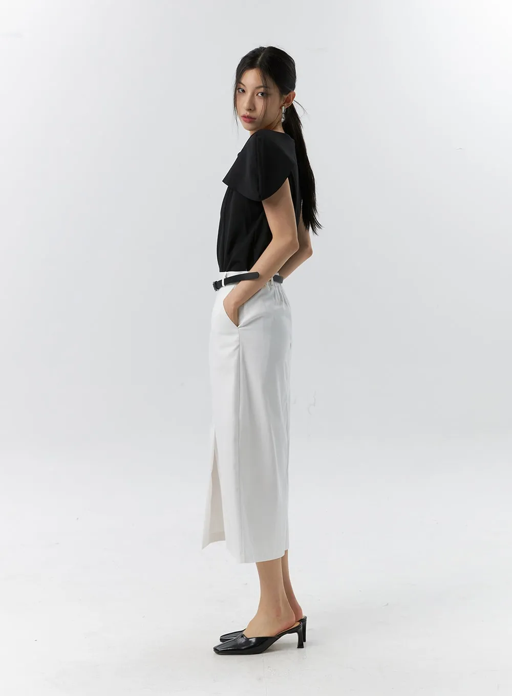 Wide Collar Blouse IL326
