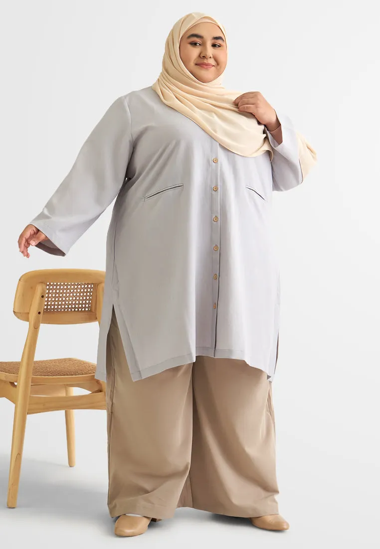 Winona DEMURE Button Tunic Top