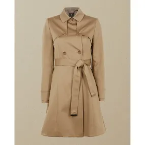 Women Pandura-Fitted Mac Coat - Tan