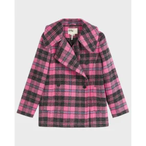 Women Wmo-Calcott-Tweed Coat - Pink