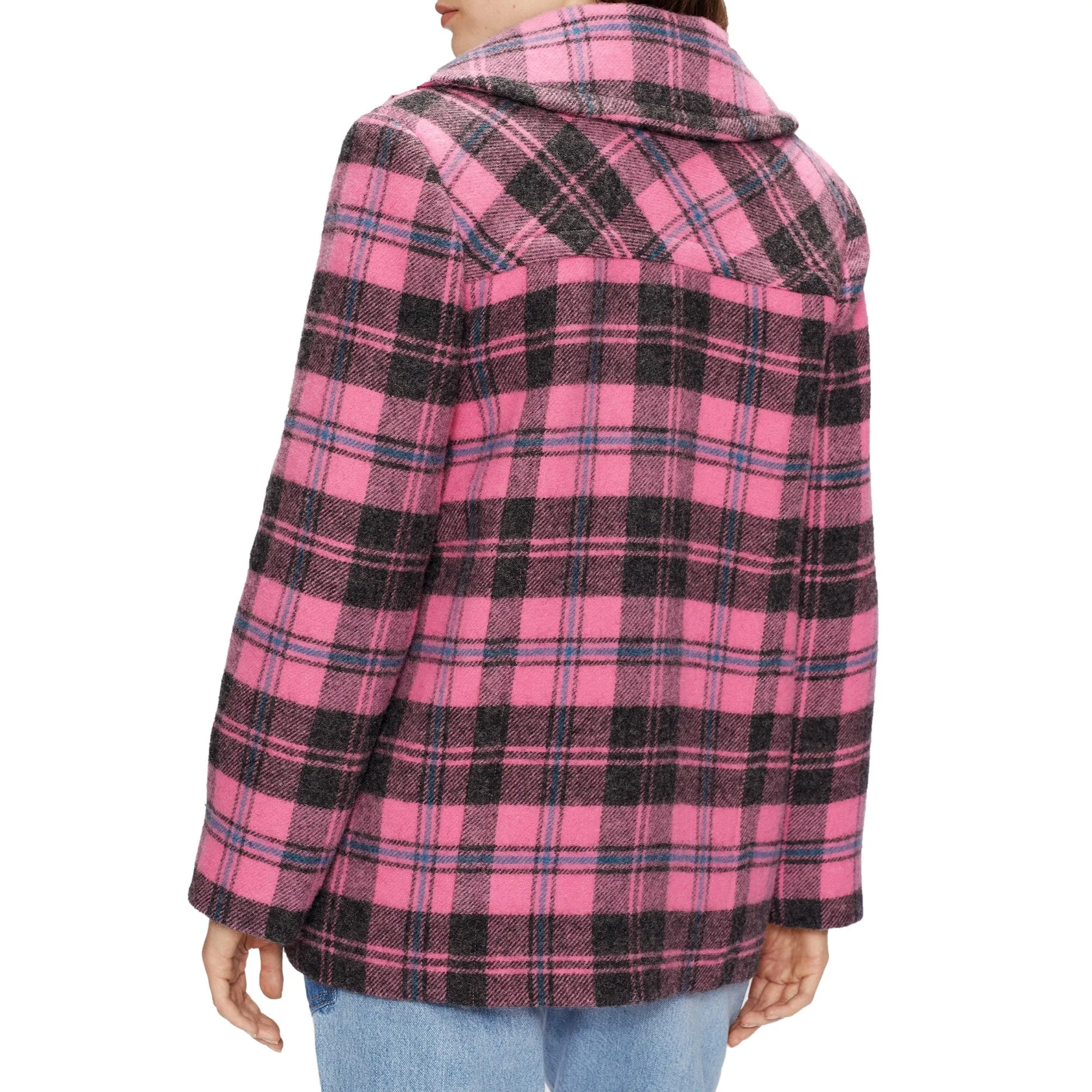Women Wmo-Calcott-Tweed Coat - Pink