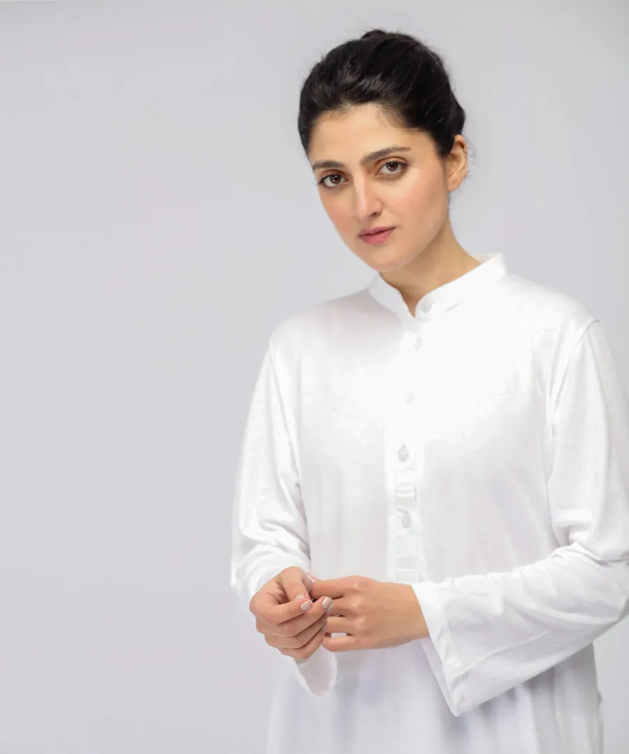Women's Roll Up Sleeve Tunic Shirt