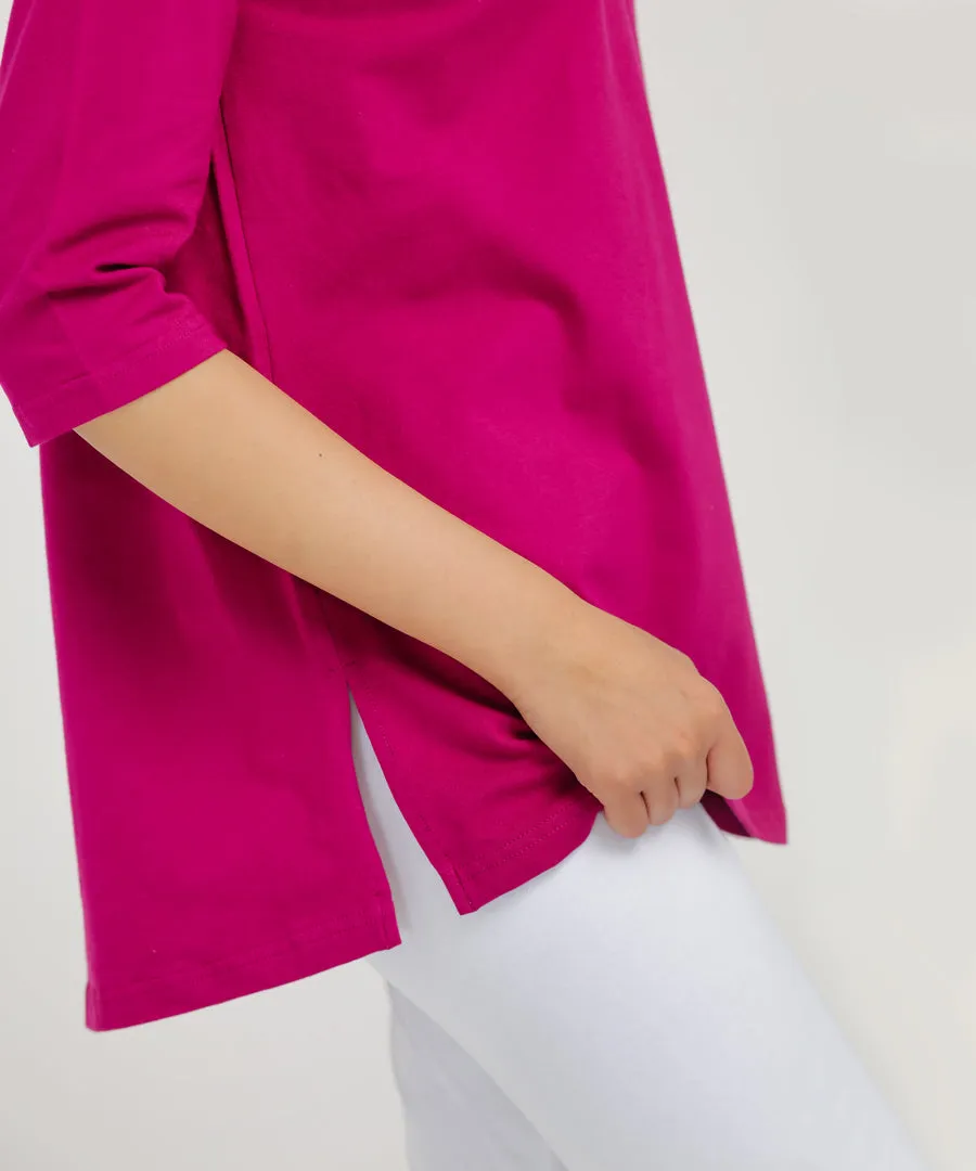 Women's Three Quarter Tunic Shirt