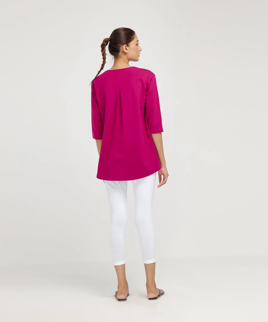 Women's Three Quarter Tunic Shirt