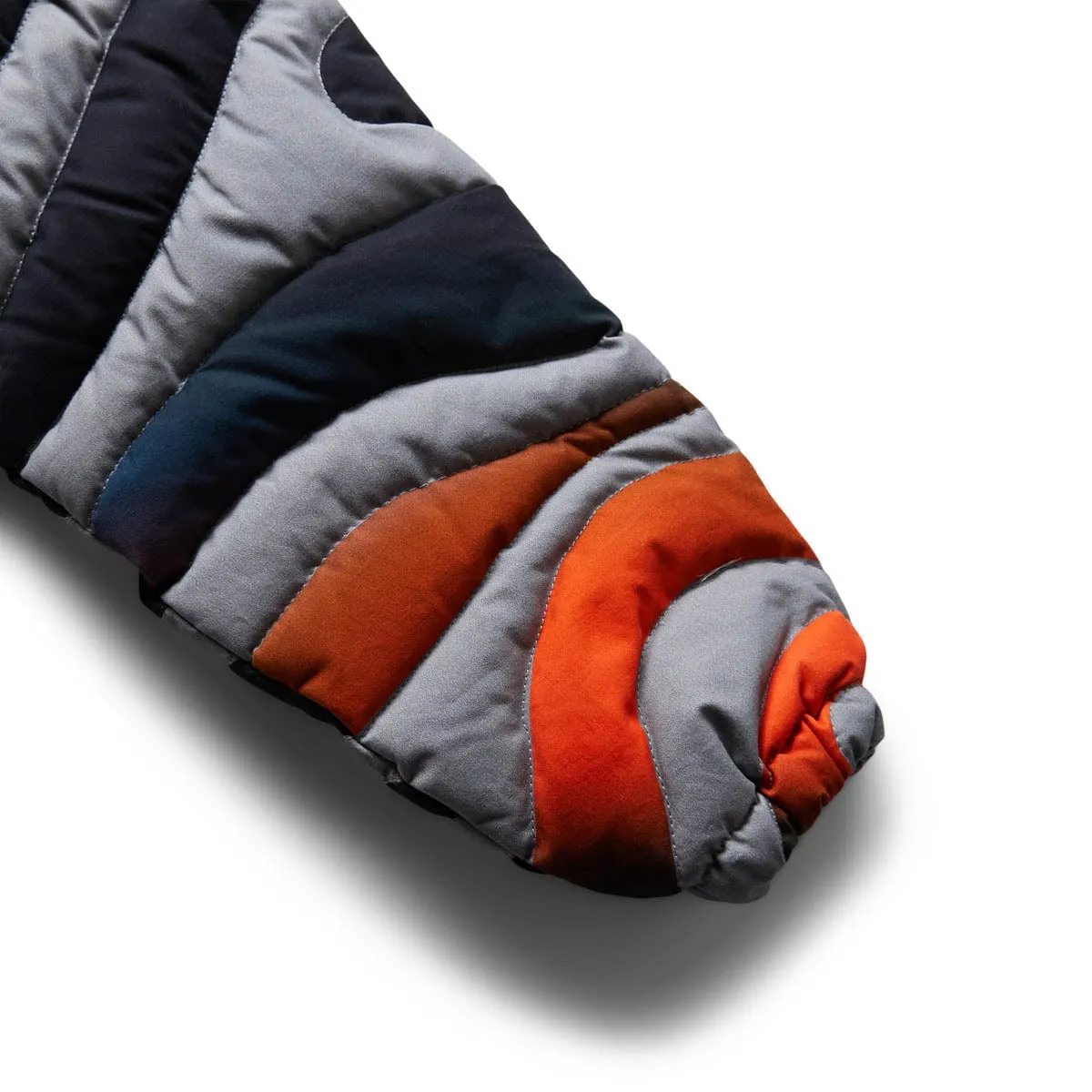 WOVEN SUNSET PUFFER COAT