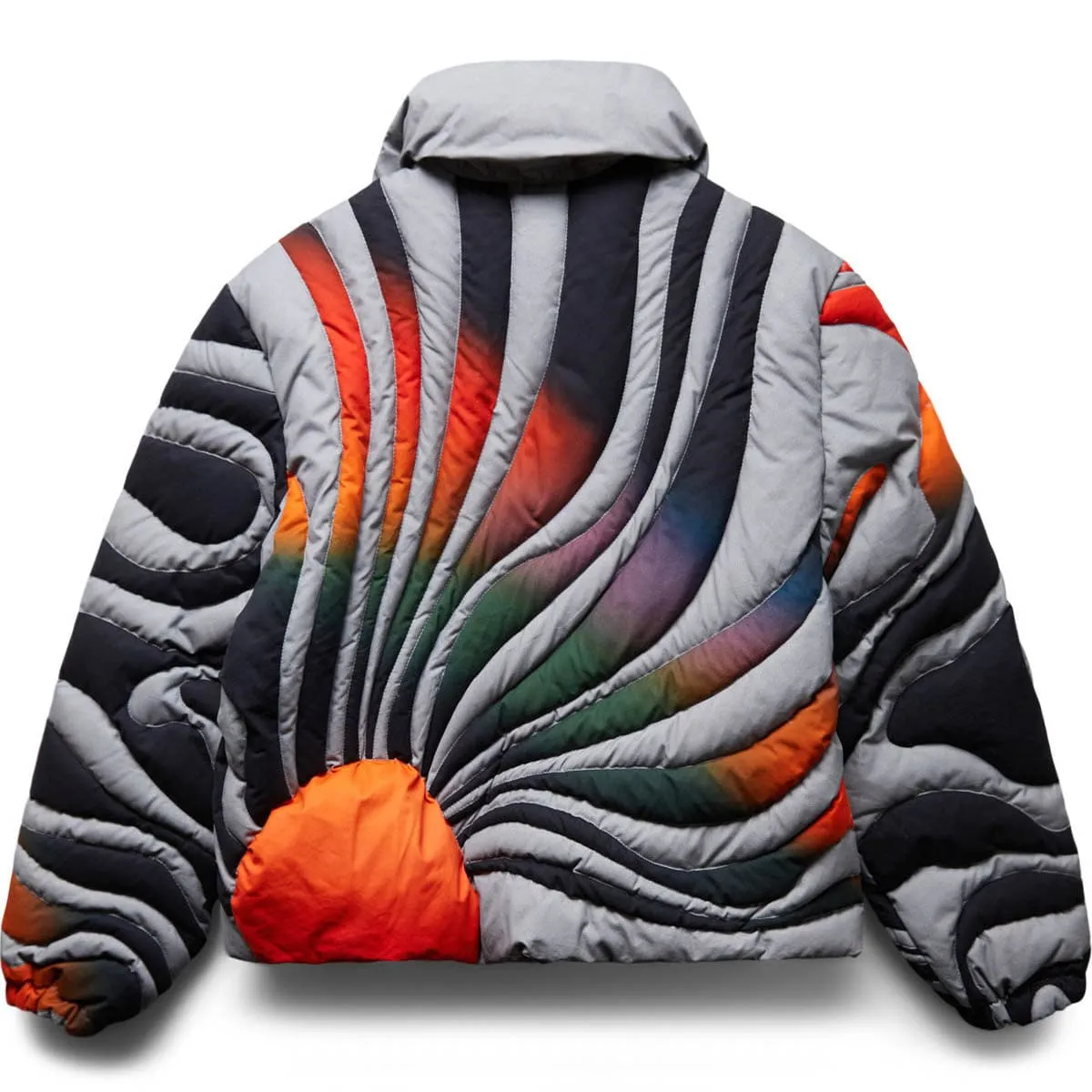 WOVEN SUNSET PUFFER COAT